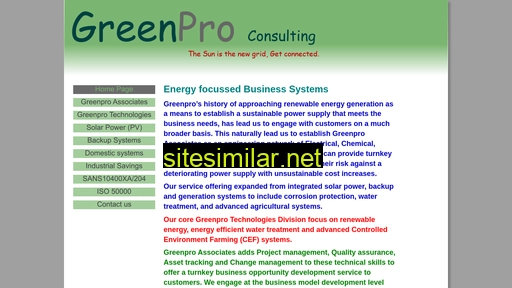 greenpro.co.za alternative sites