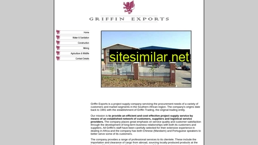 griffinexports.co.za alternative sites