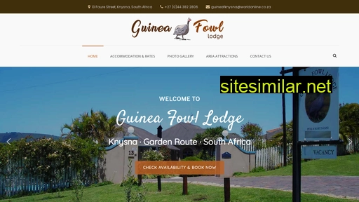 Guineafowllodge similar sites