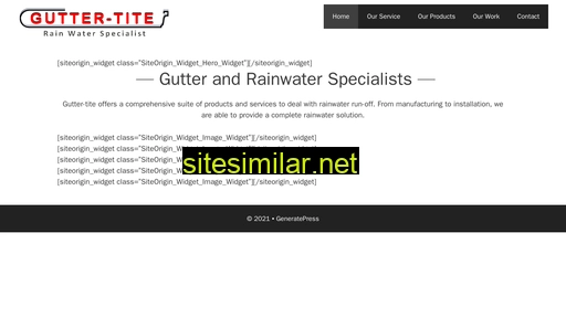 gutter-tite.co.za alternative sites