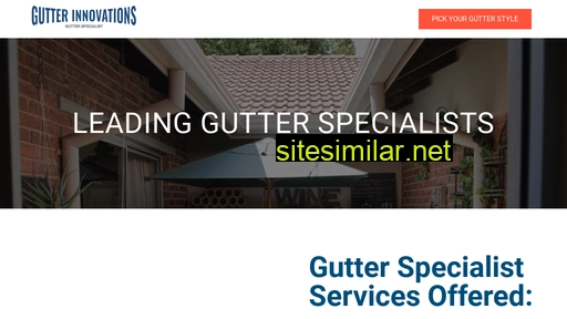 Gutterspecialist similar sites