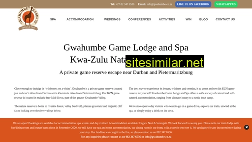 gwahumbe.co.za alternative sites