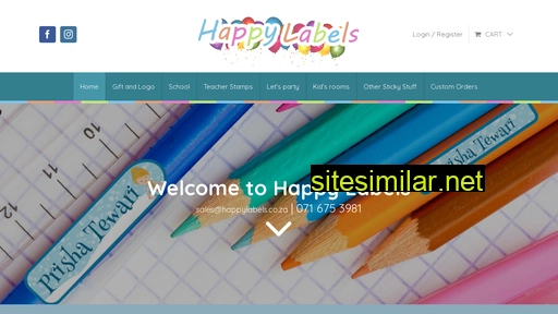 happylabels.co.za alternative sites