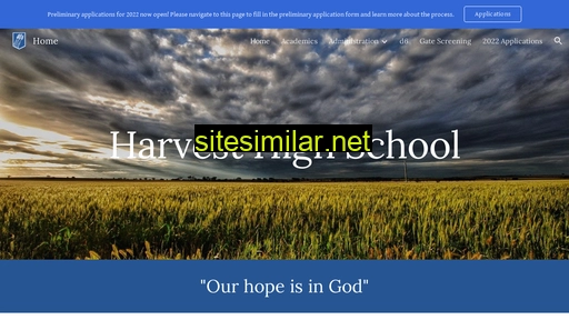 harvestschools.org.za alternative sites