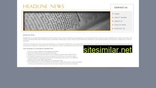headlinenews.co.za alternative sites