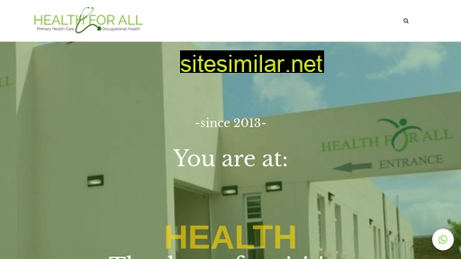 healthforall.co.za alternative sites