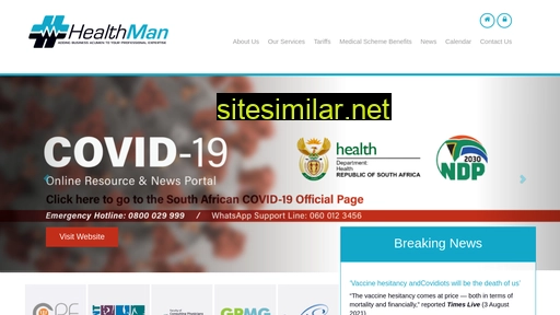 healthman.co.za alternative sites
