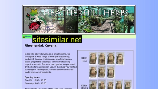 heatherhillherbs.co.za alternative sites