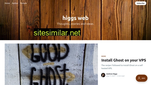 higgs.co.za alternative sites
