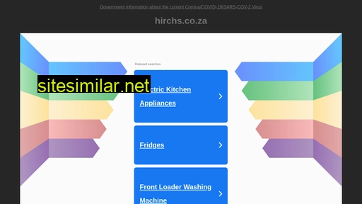 hirchs.co.za alternative sites