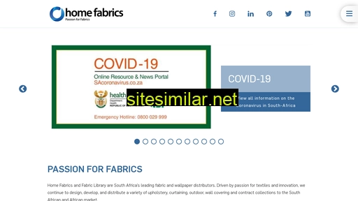 homefabrics.co.za alternative sites