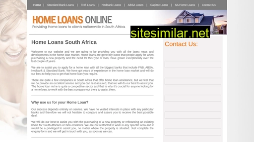 homeloans-online.co.za alternative sites