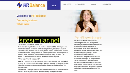 hrbalance.co.za alternative sites
