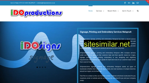 idoproductions.co.za alternative sites