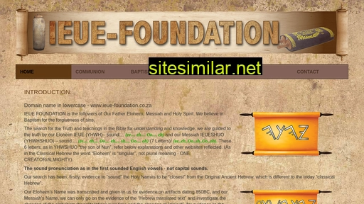 ieue-foundation.co.za alternative sites