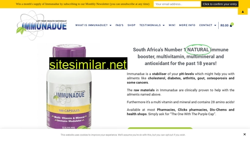 immunadue.co.za alternative sites