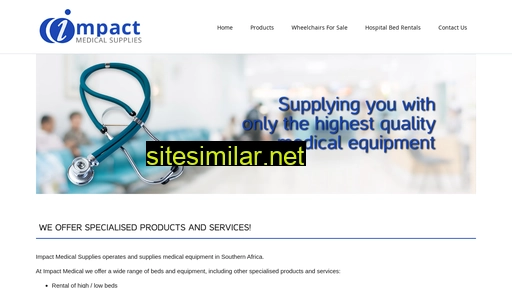 impactmedical.co.za alternative sites
