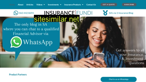 insurancefundi.co.za alternative sites