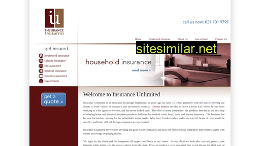 insuranceunlimited.co.za alternative sites