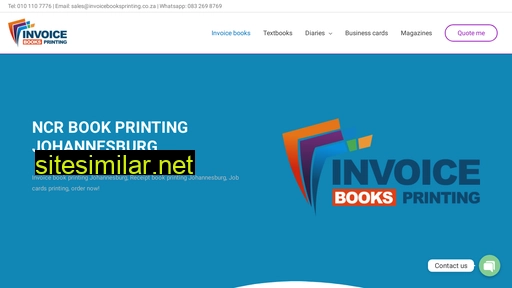 invoicebooksprinting.co.za alternative sites