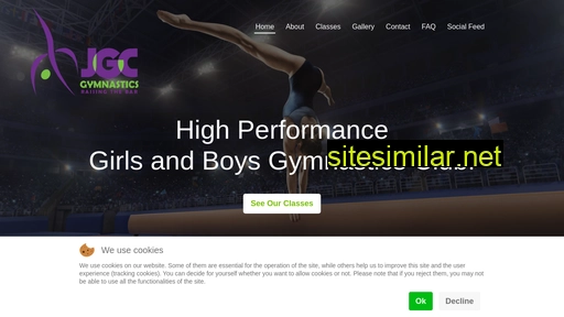 jgcgymnastics.co.za alternative sites