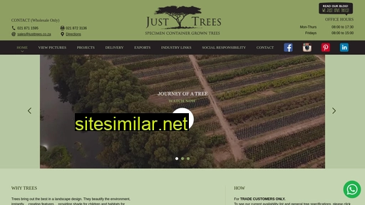 justtrees.co.za alternative sites