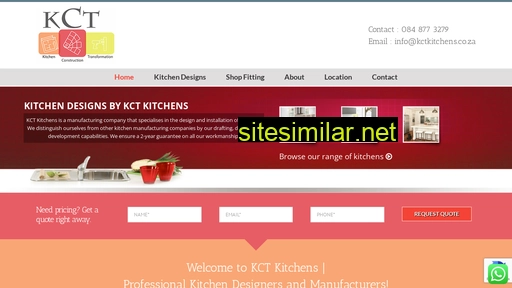 kctkitchens.co.za alternative sites