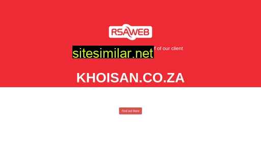 khoisan.co.za alternative sites