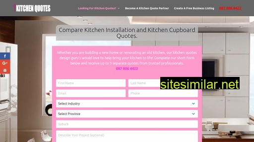 kitchenquotes.co.za alternative sites