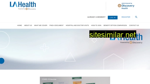 lahealth.co.za alternative sites