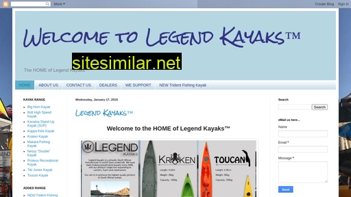 legendkayaks.co.za alternative sites