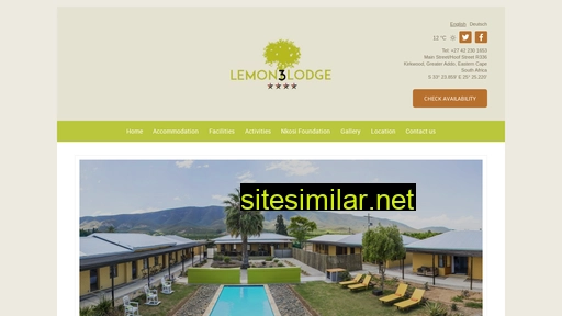 lemon3lodge.co.za alternative sites