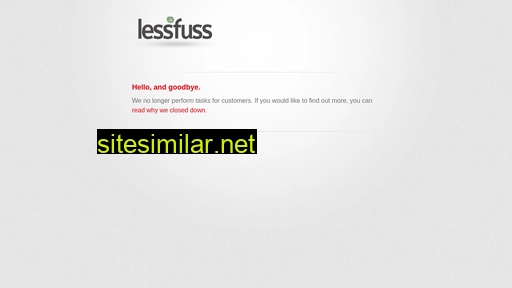 lessfuss.co.za alternative sites