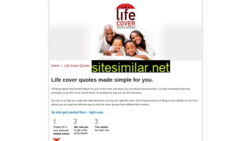 lifecoversouthafrica.co.za alternative sites