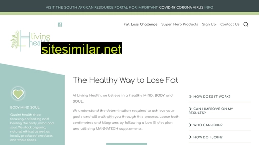 living-health.co.za alternative sites