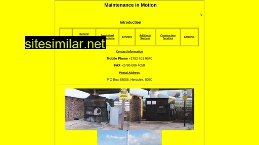 Maintenanceinmotion similar sites