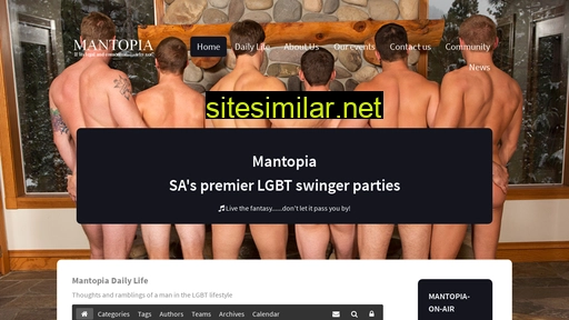 mantopia.co.za alternative sites