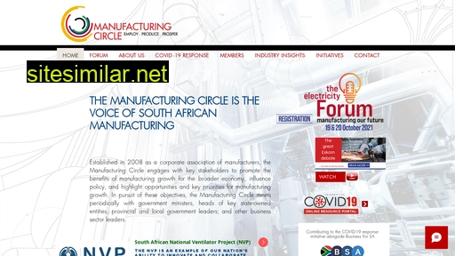 manufacturingcircle.co.za alternative sites