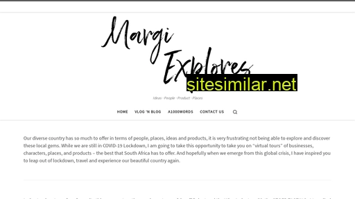 margi-explores.co.za alternative sites