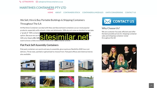 maritimecontainers.co.za alternative sites