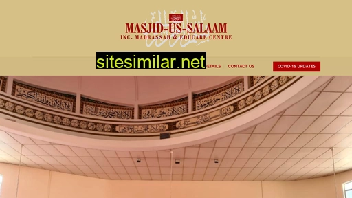 masjidussalaam.co.za alternative sites