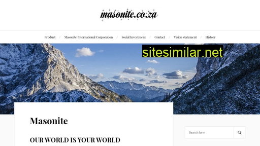 masonite.co.za alternative sites