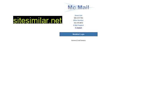 mcmail.co.za alternative sites