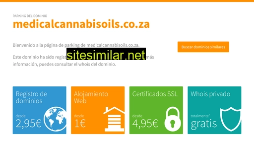 medicalcannabisoils.co.za alternative sites