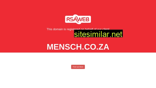 mensch.co.za alternative sites