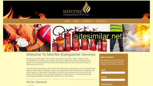mercfireamalgamated.co.za alternative sites