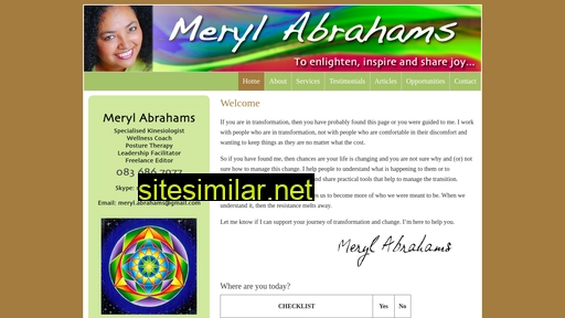 merylabrahams.co.za alternative sites