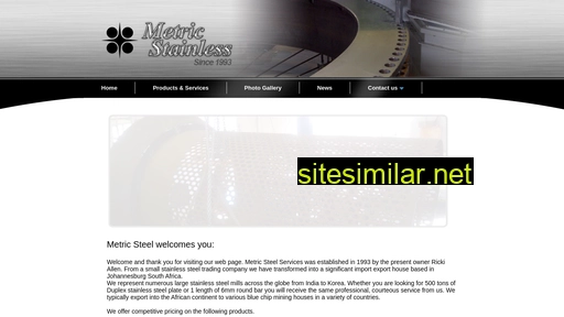 metricstainless.co.za alternative sites