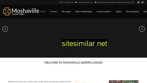 moshavillelodges.co.za alternative sites