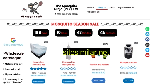 mosquitoninja.co.za alternative sites